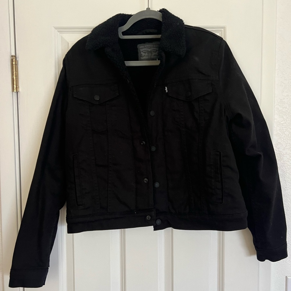 Levi Strauss & Co. Black Sherpa Jacket